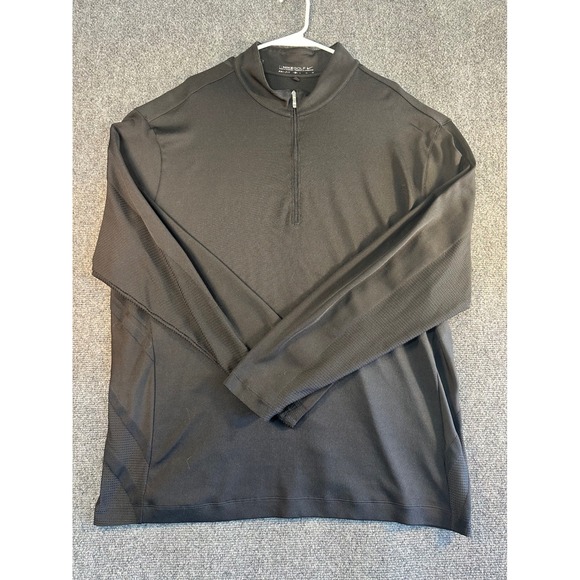 Nike Golf Other - Nike Golf Mens Dri-FIT 1/4 Zip Pullover Black Mesh Back XL Performance Top